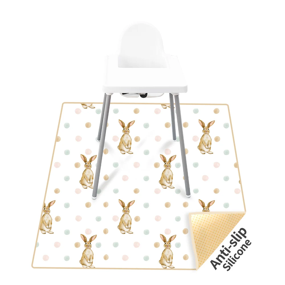 Highchair Splash Mat - HappyFlute New Print Splat Mat For