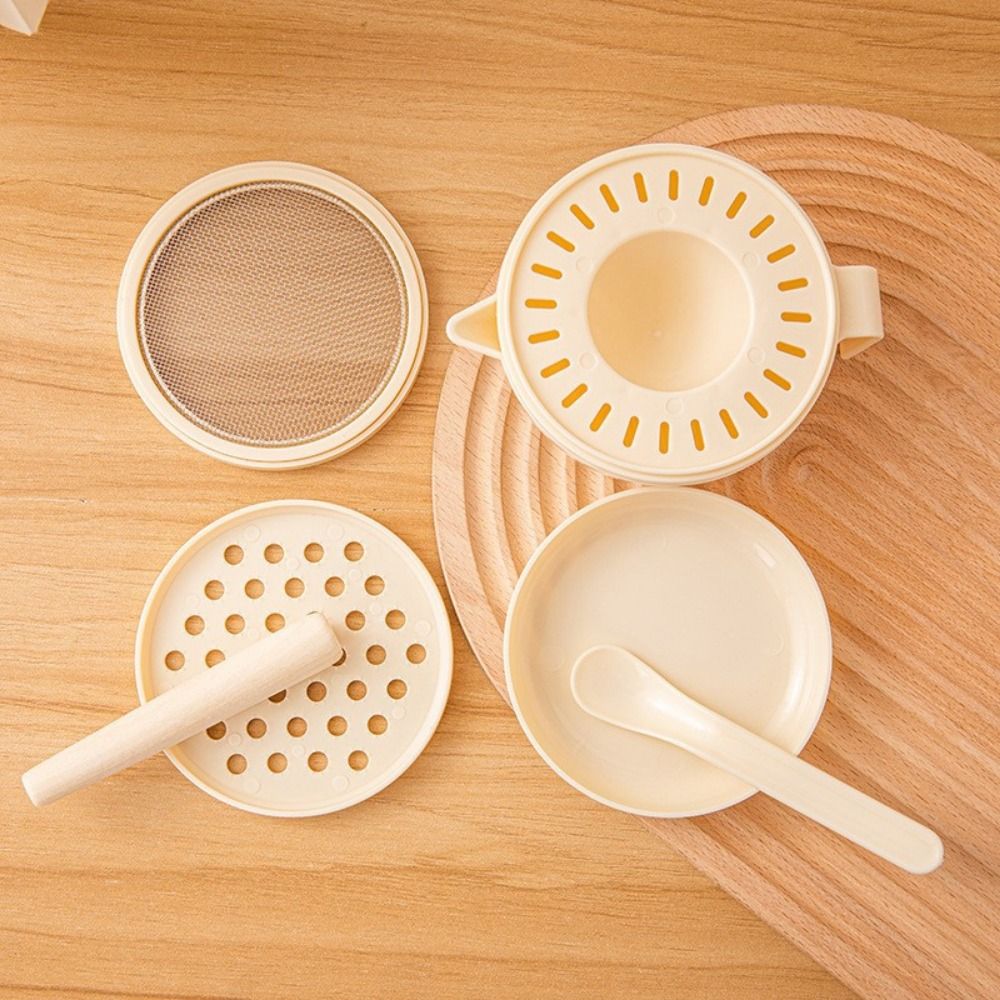 Baby Food Grinding Bowl - 7Pcs Portable Food Grinding Bowl Set