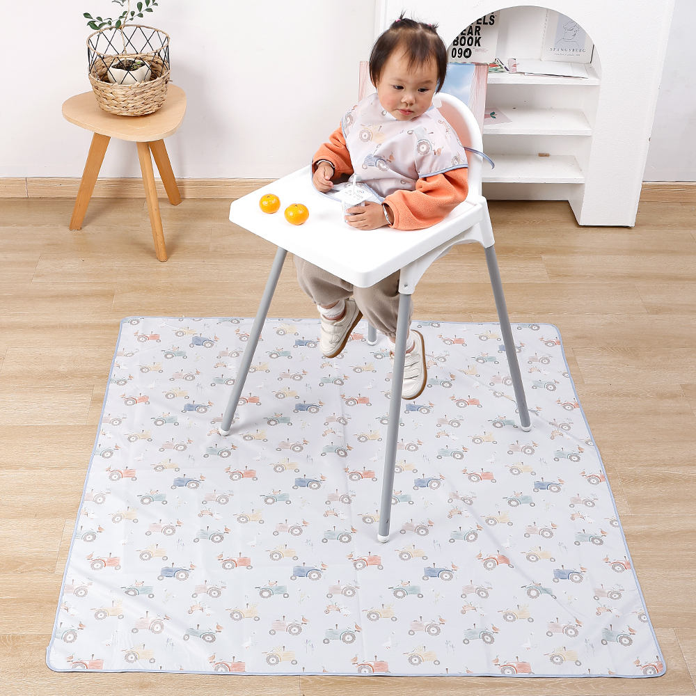 Highchair Splash Mat - Elinfant 1 Pc Baby High Chair