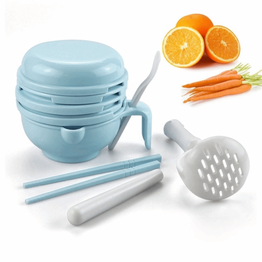 Baby Food Grinding Bowl - Solid color Baby Food Grinding Bowl