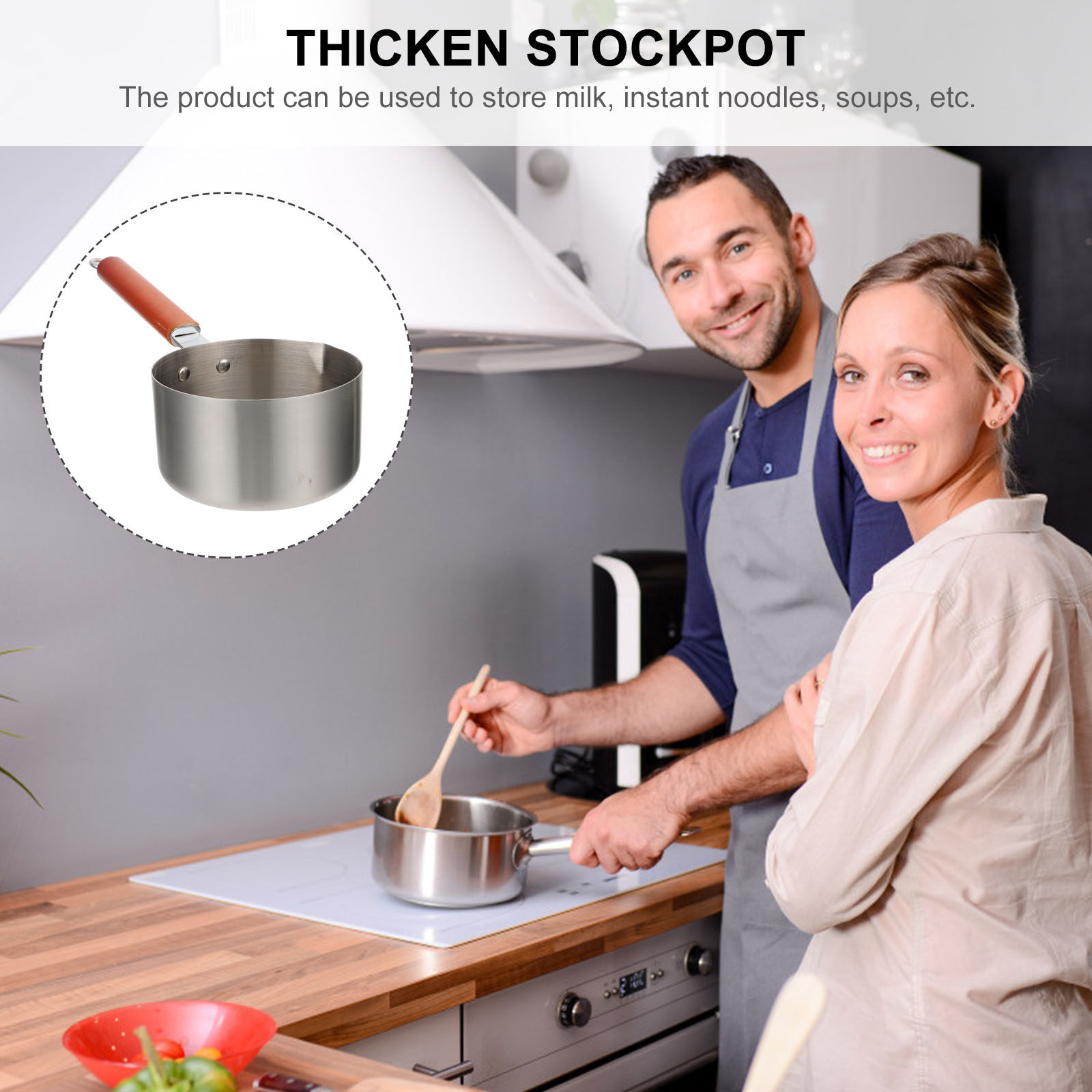Baby Food Natural - 1Pcs Stainless Steel Mini Milk Pot