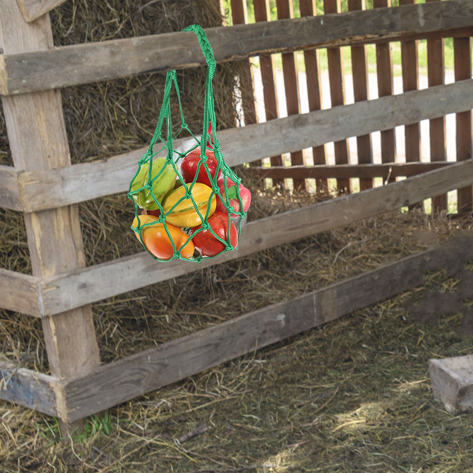 Mesh Feeder Bag - 2Pcs Weather Resistant Nylon Horse Feeder