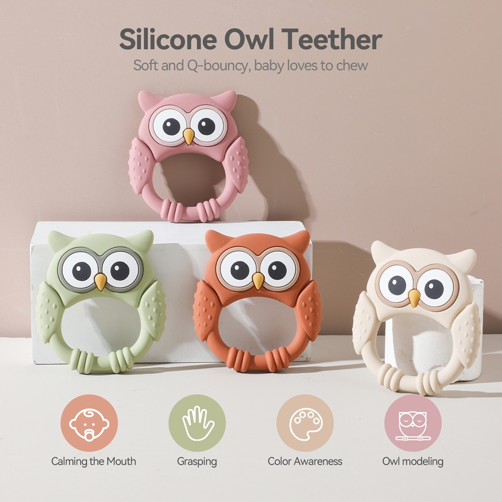 1pc Silicone Teether Baby 0-12 - Baby Food Natural avaliação e preço