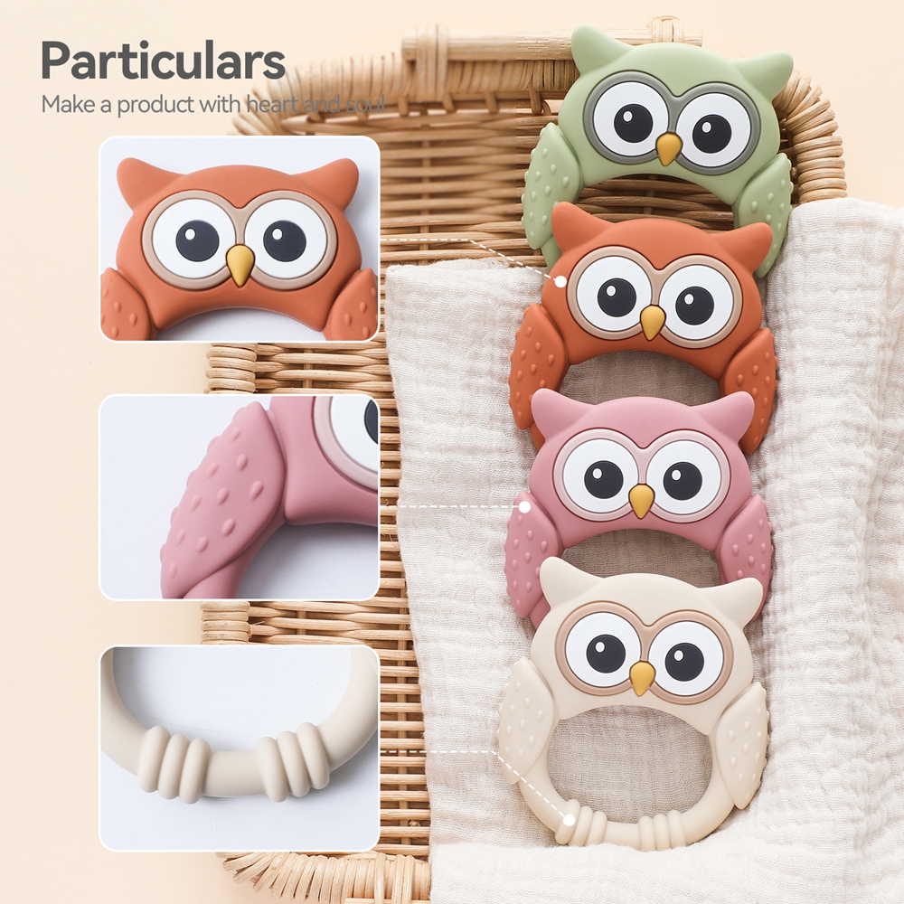 1pc Silicone Teether Baby 0-12 - Baby Food Natural avaliação e preço