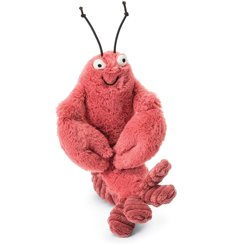 New Larry Lobster Plush Toys S - Baby Food Shrimp avaliação e preço