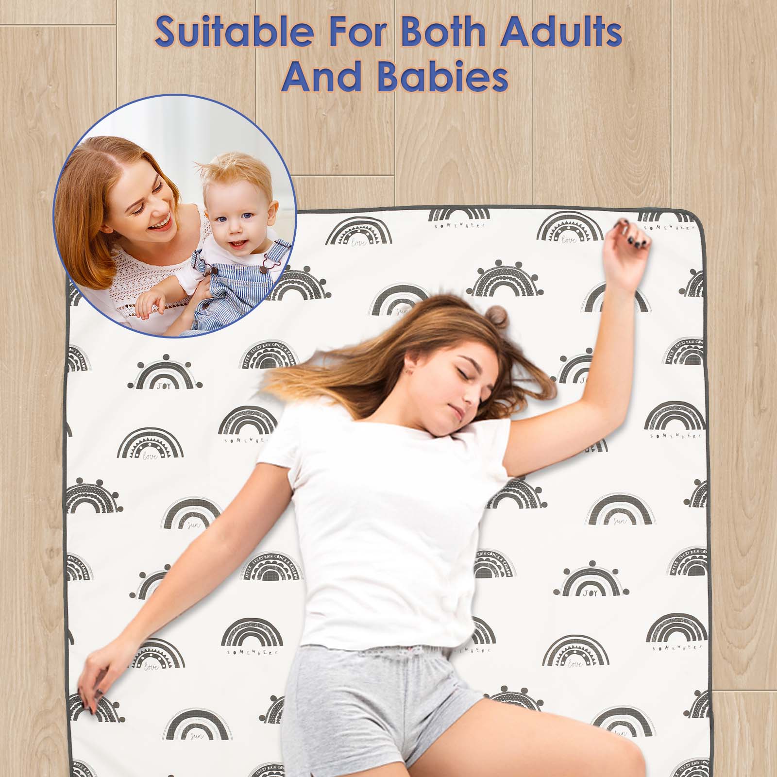 Baby Splat Mat Anti Slip High  - Highchair Splash Mat avaliação e preço