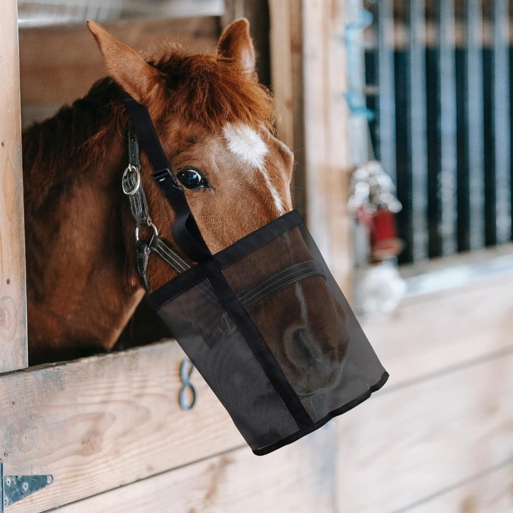 Multi-color Leak-Proof Horse F - Mesh Feeder Bag avaliação e preço