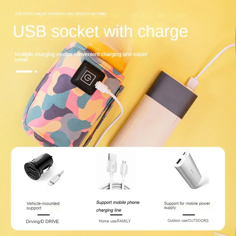 USB Milk Water Warmer Stroller - Baby Food Newborn avaliação e preço