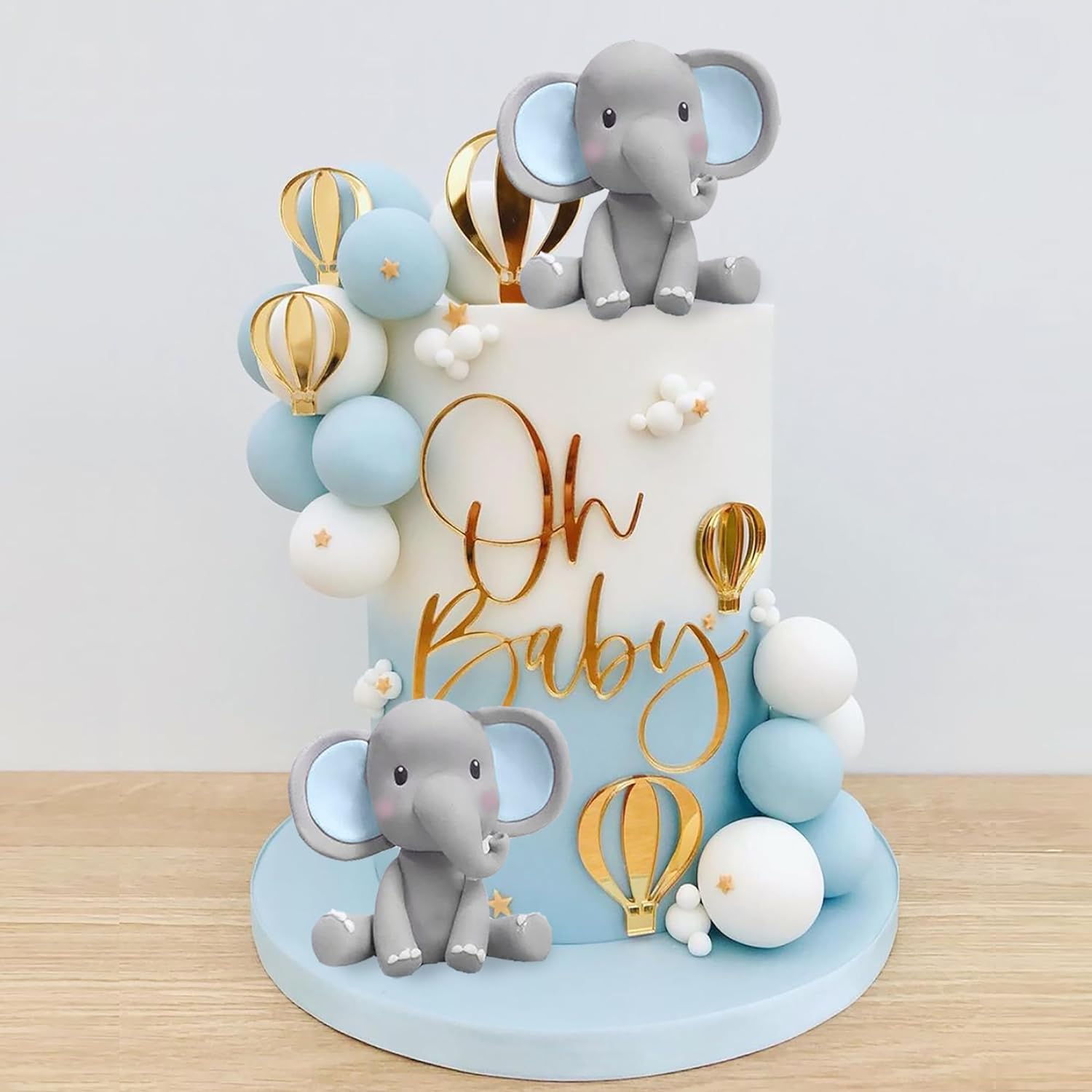 Elephant Cake Decoration Baby  - Baby Food Processor avaliação e preço