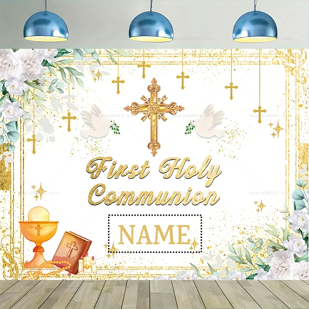 Custom Boy Girl First Holy Com - Baby Food Processor avaliação e preço
