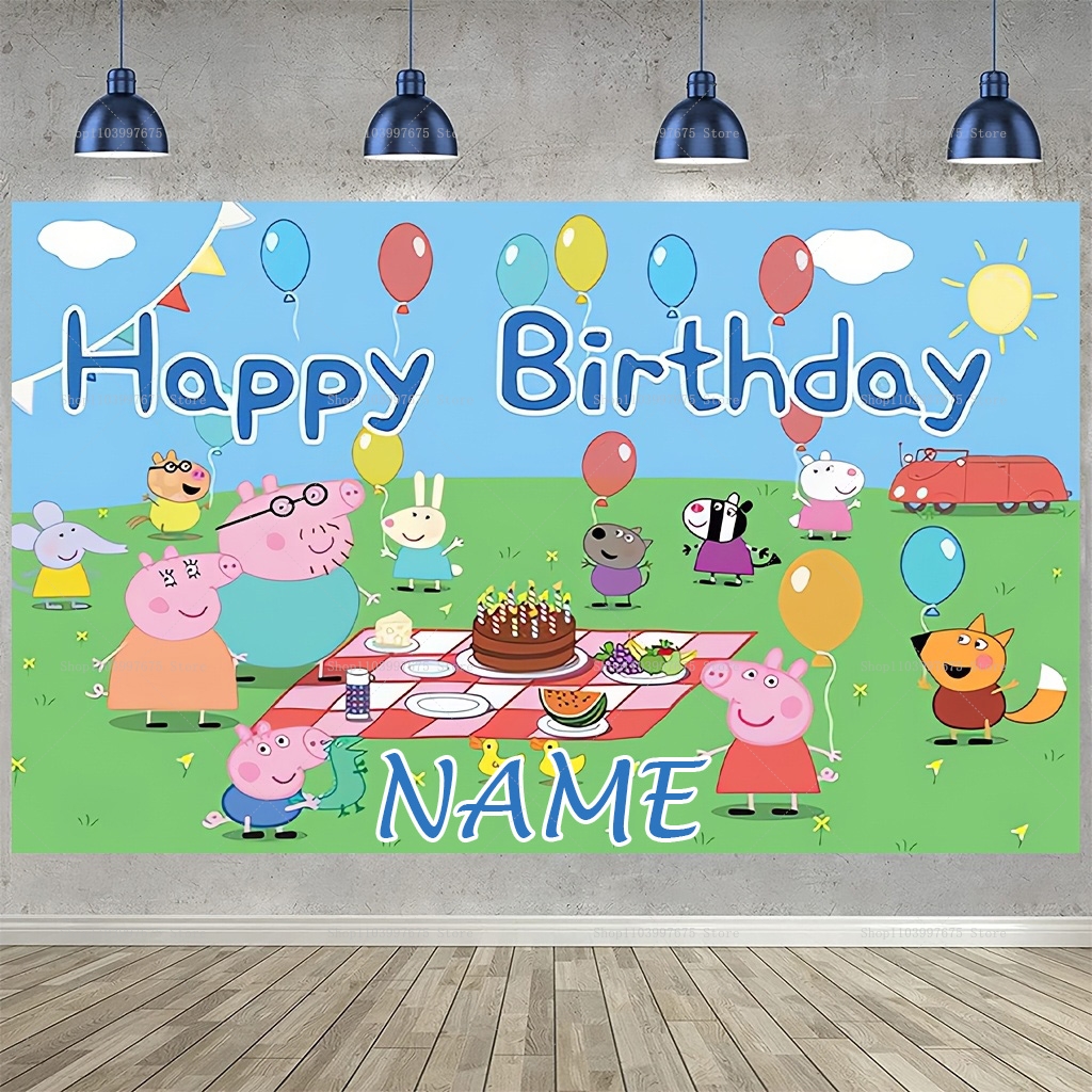 Custom Name Cartoon Peppa Pig  - Baby Food Processor avaliação e preço