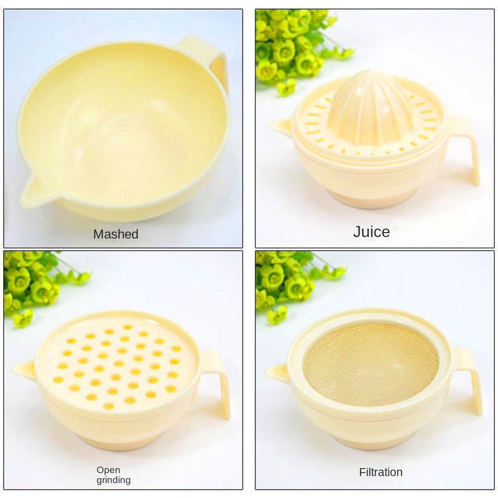 7Pcs Portable Food Grinding Bo - Baby Food Grinding Bowl avaliação e preço