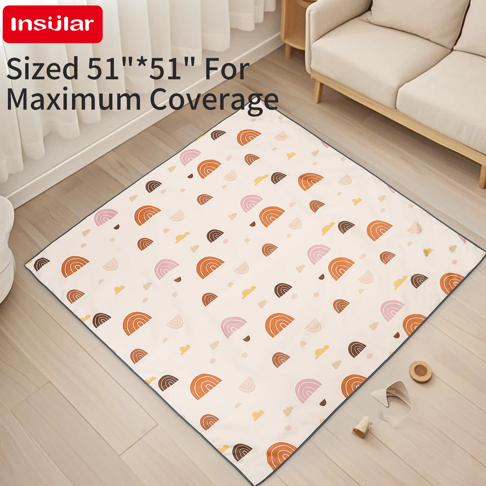 Children's Under High Chair Sp - Highchair Splash Mat avaliação e preço