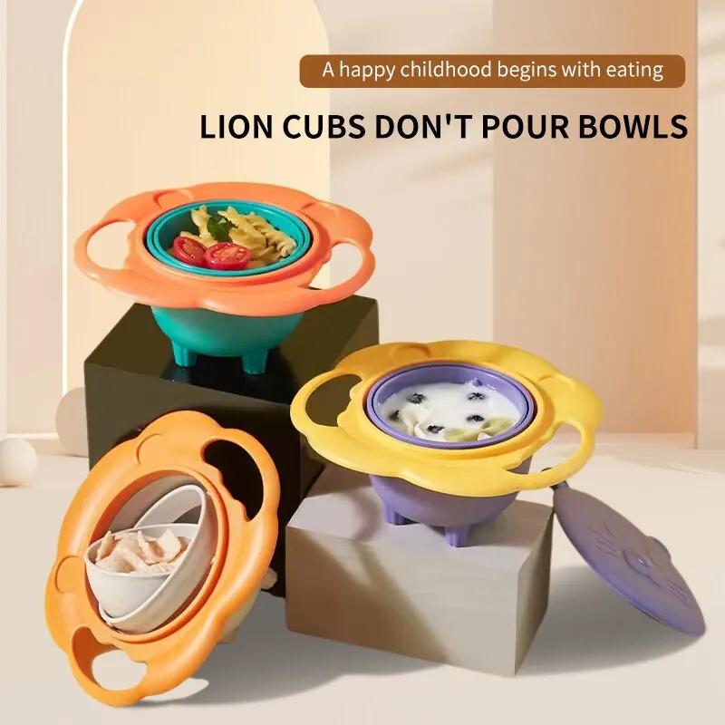 Baby Gyro Bowl Practical Desig - Baby Food Grinding Bowl avaliação e preço