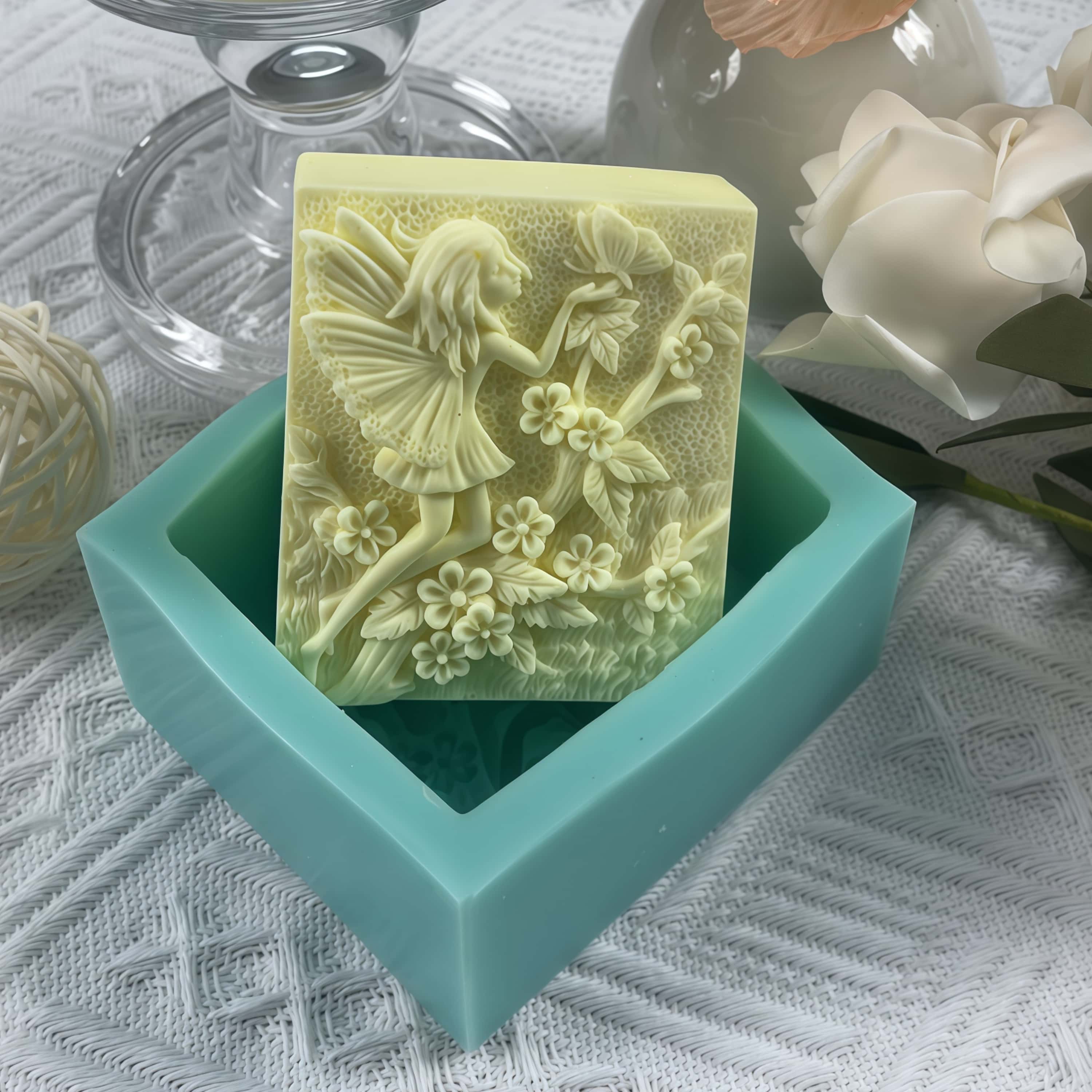 Silicone Soap Mold Flower Fair - Baby Food Natural avaliação e preço