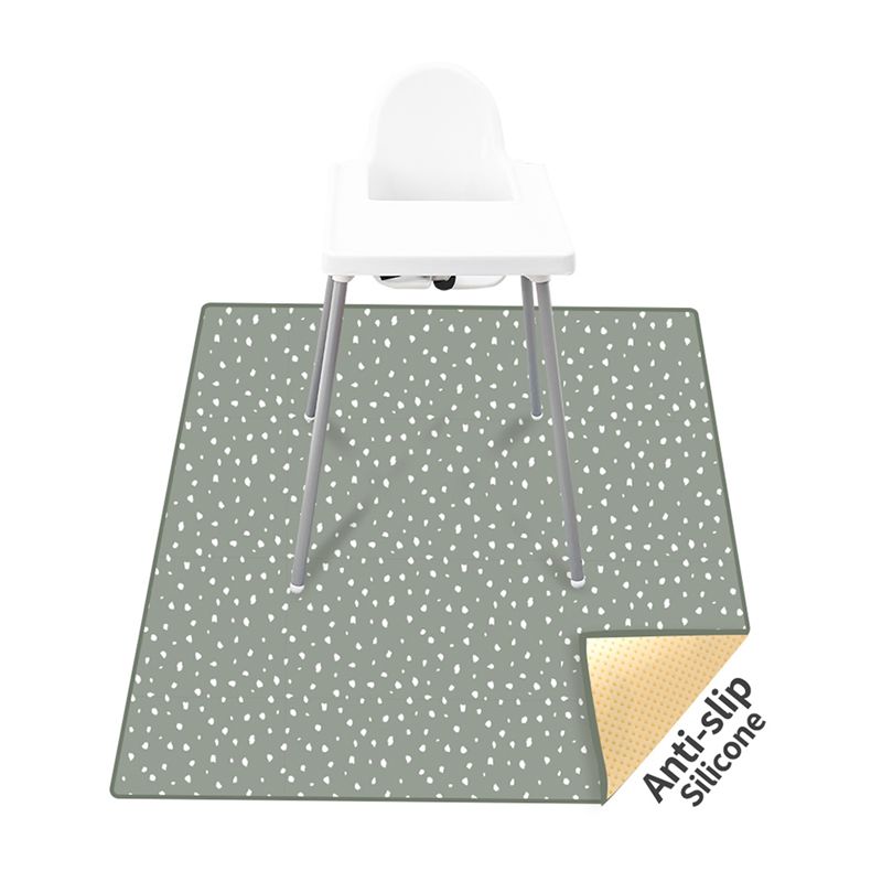 【FLASH DEAL】Anti-Slip Floor Sp - Highchair Splash Mat avaliação e preço