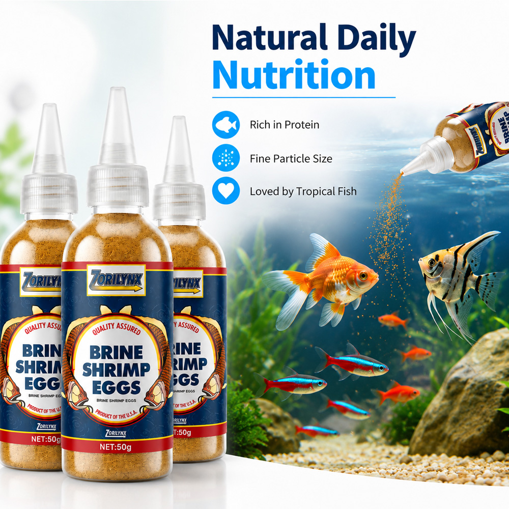 ZORILYNX 50g Premium Brine Shr - Baby Food Shrimp avaliação e preço