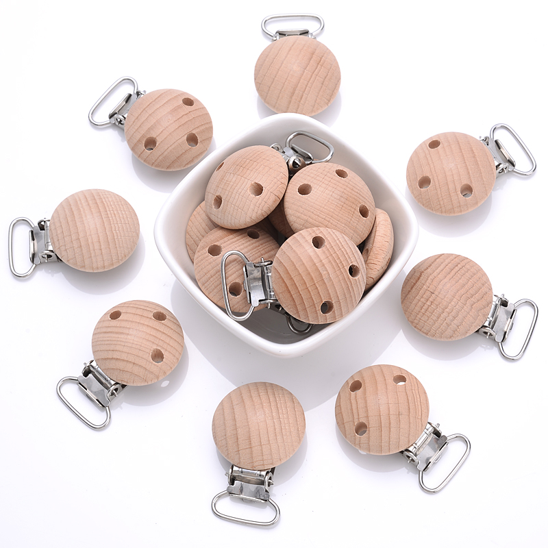 10Pcs Natural Beech Wooden Pac - Baby Food Natural avaliação e preço