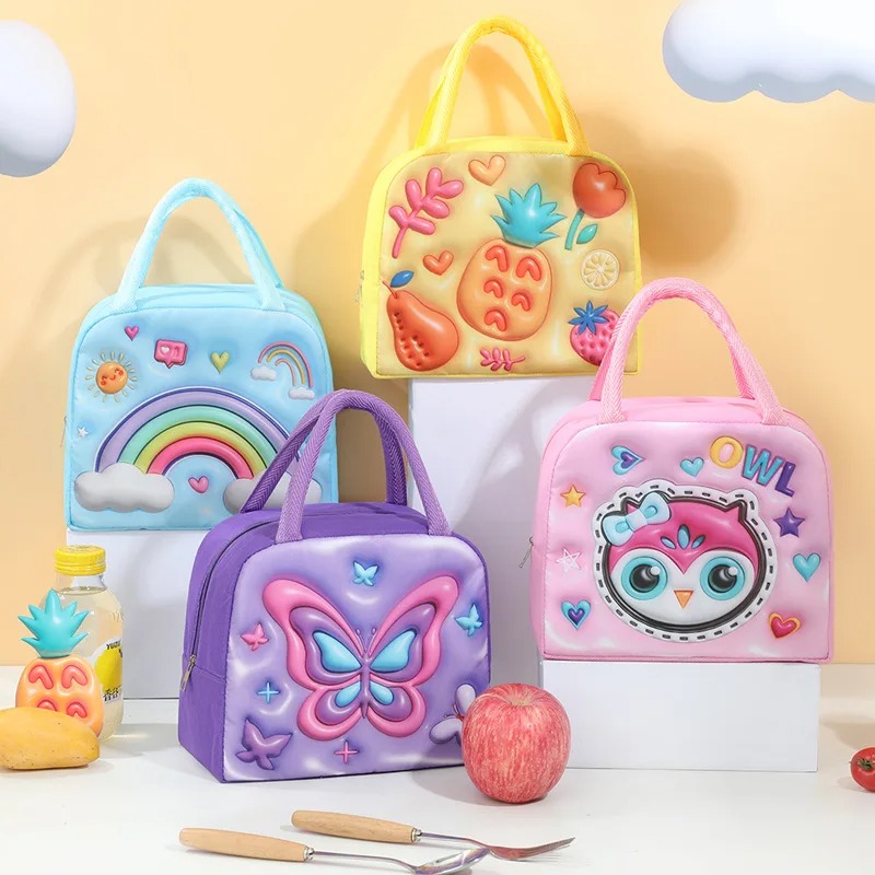 Children's Lunch Box Bag 3D Ca - Baby Food Fruits avaliação e preço