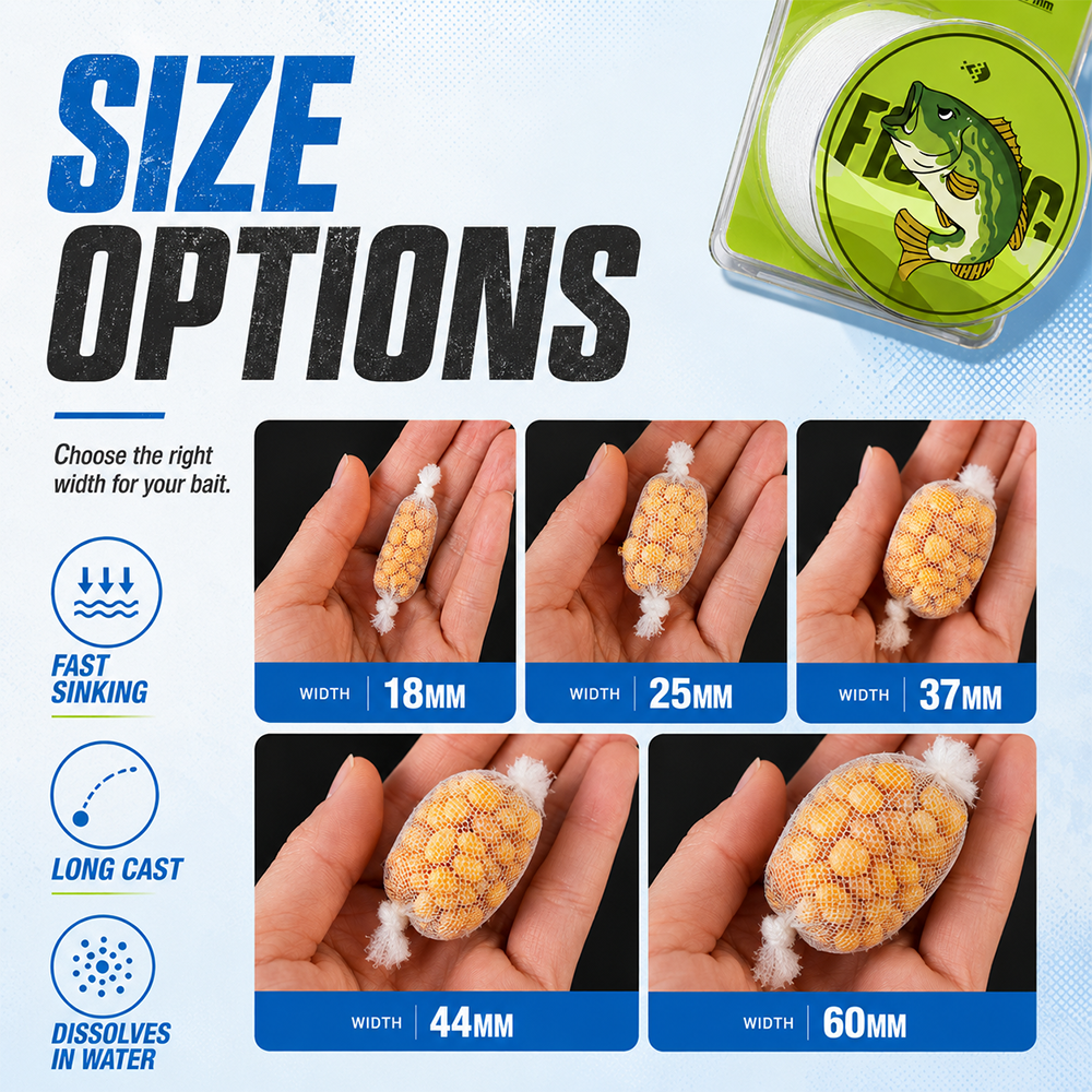 ZUKIBO NEW PVA Bait Feeder Bag - Mesh Feeder Bag avaliação e preço