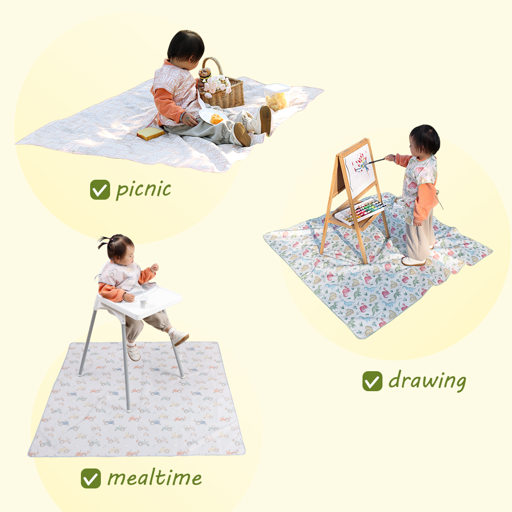 Elinfant 1 Pc Baby High Chair  - Highchair Splash Mat avaliação e preço