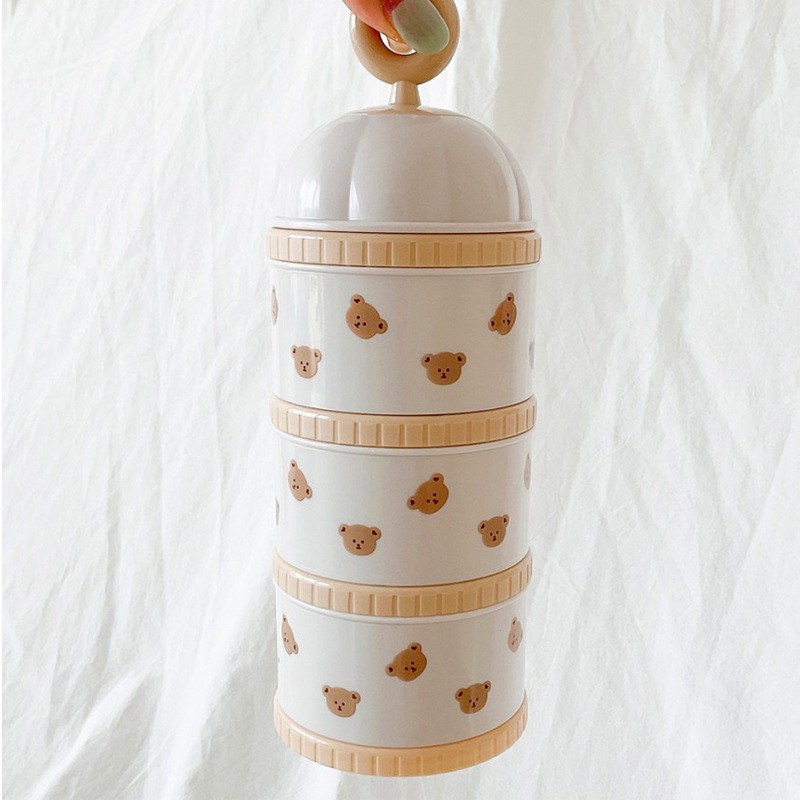 Cute Bear Milk Powder Box Baby - Baby Food Newborn avaliação e preço