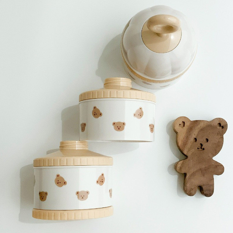 Cute Bear Milk Powder Box Baby - Baby Food Newborn avaliação e preço