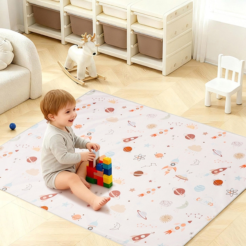 Cartoon Baby High Chair Splash - Highchair Splash Mat avaliação e preço