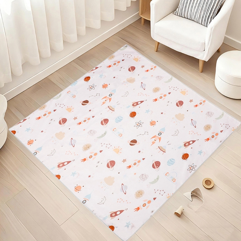 Cartoon Baby High Chair Splash - Highchair Splash Mat avaliação e preço