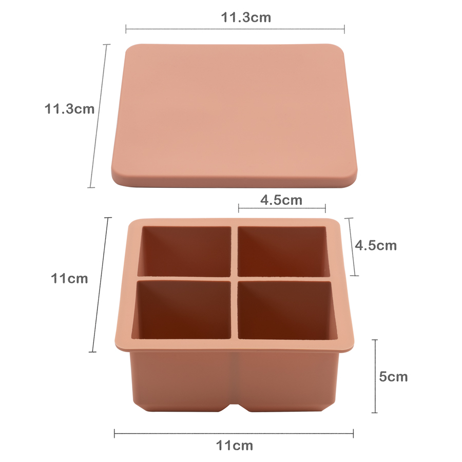 Food Grade Soft Silicone Squar - Baby Food Newborn avaliação e preço