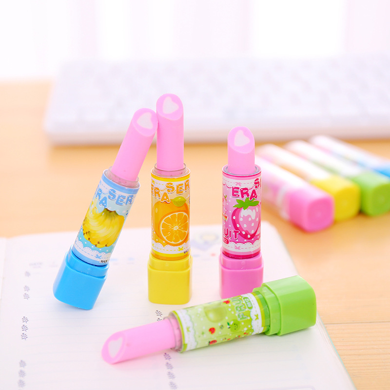10Pcs Cartoon Fruit Lipstick S - Baby Food Fruits avaliação e preço