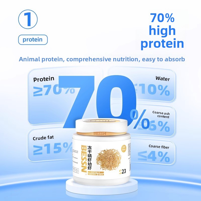 BESSN Freeze-Dried Krill & Bab - Baby Food Shrimp avaliação e preço