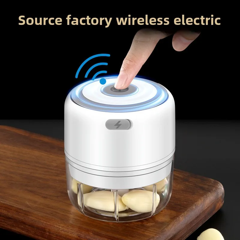 Electric Mini Garlic Chopper 1 - Baby Food Processor avaliação e preço