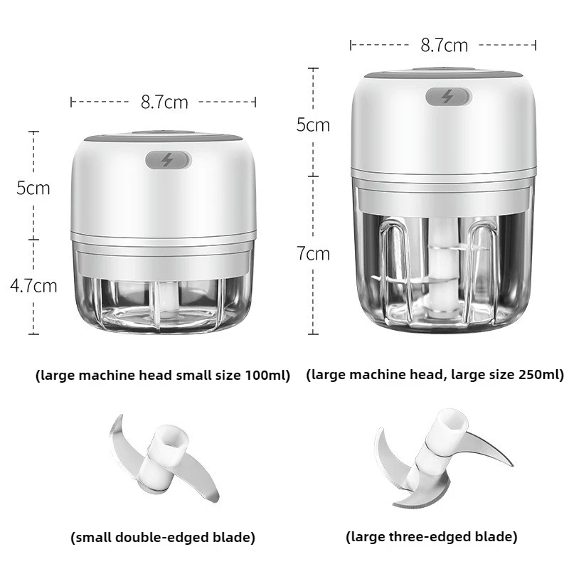 Electric Mini Garlic Chopper 1 - Baby Food Processor avaliação e preço
