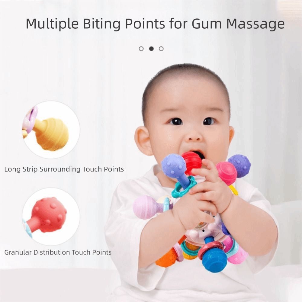 Food Grade Baby Rattles Toys B - Baby Food Lead avaliação e preço