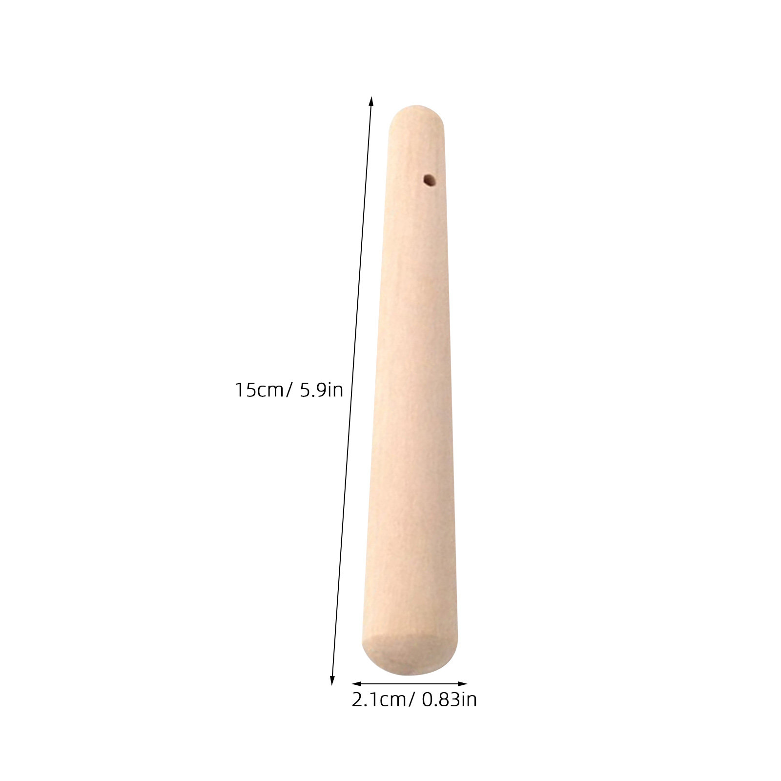 1Pcs Baby Wooden Food Muddler  - Baby Food Natural avaliação e preço