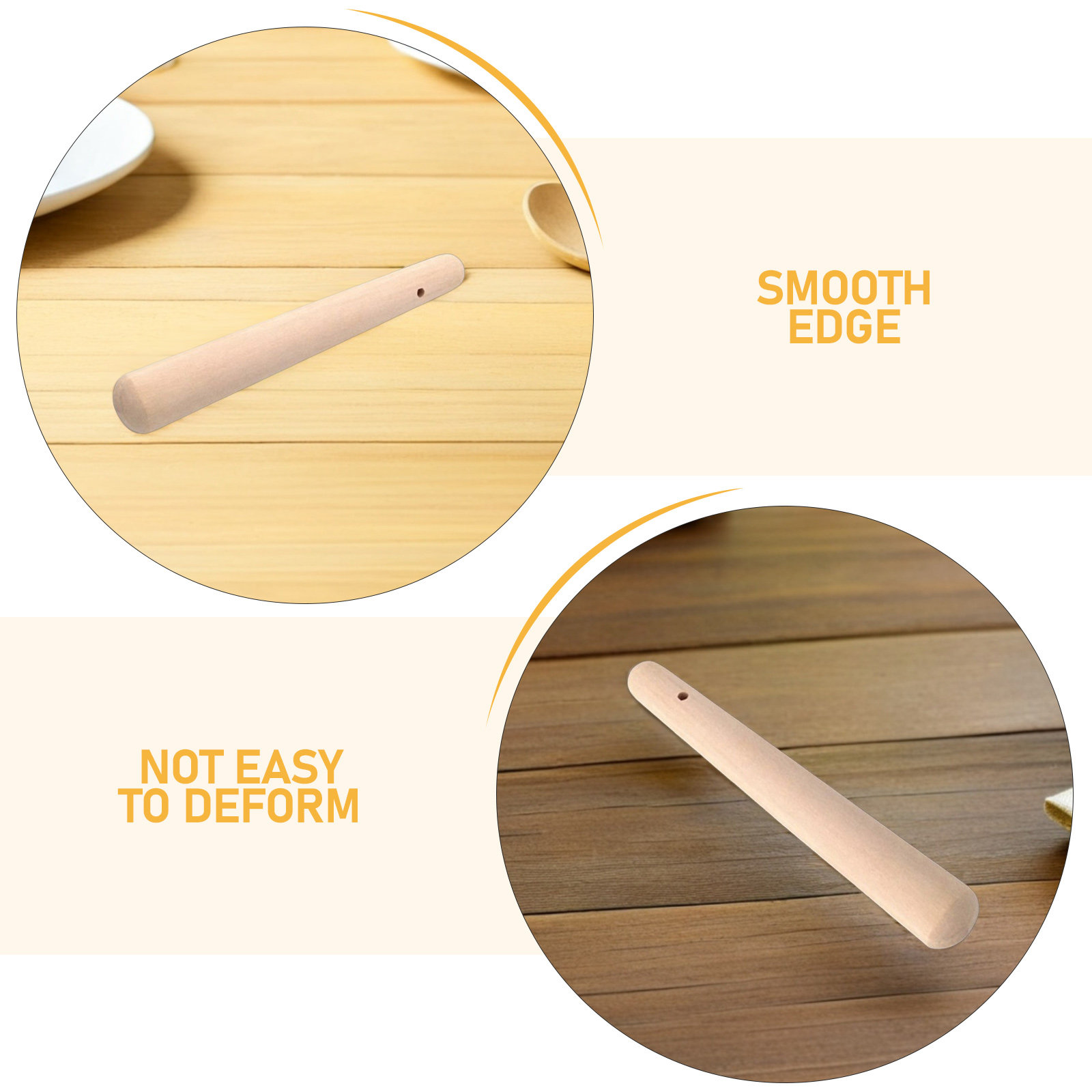 1Pcs Baby Wooden Food Muddler  - Baby Food Natural avaliação e preço