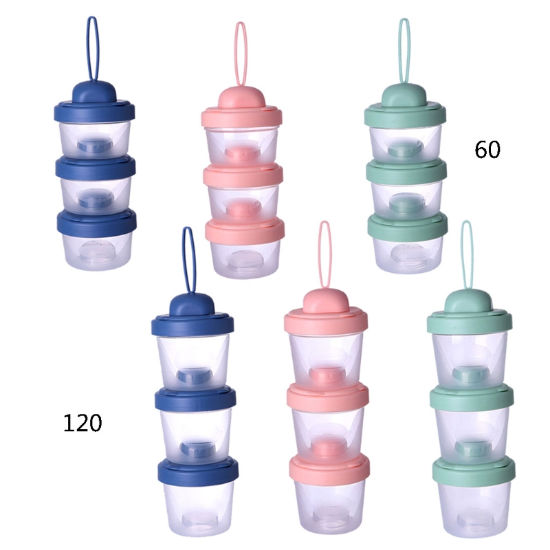 60ml/120ml Milk Powder Storage - Baby Food Newborn avaliação e preço