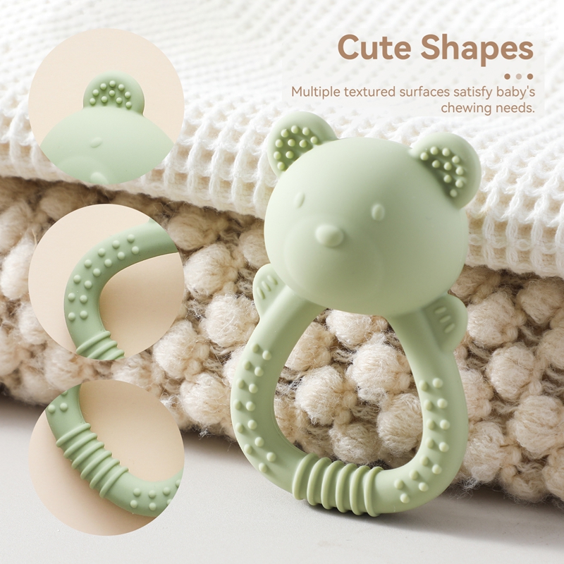 Silicone Teether for Babies Fo - Baby Food Natural avaliação e preço