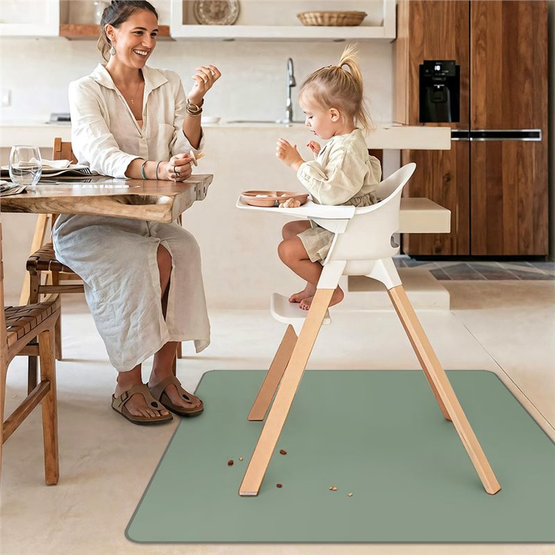 ABUM-For Under High Chair Baby - Highchair Splash Mat avaliação e preço
