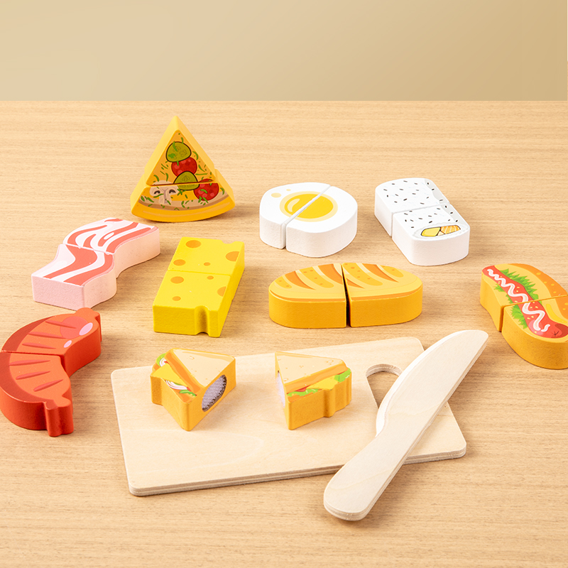 Wooden Kitchen Pretend Toy Sim - Baby Food Natural avaliação e preço