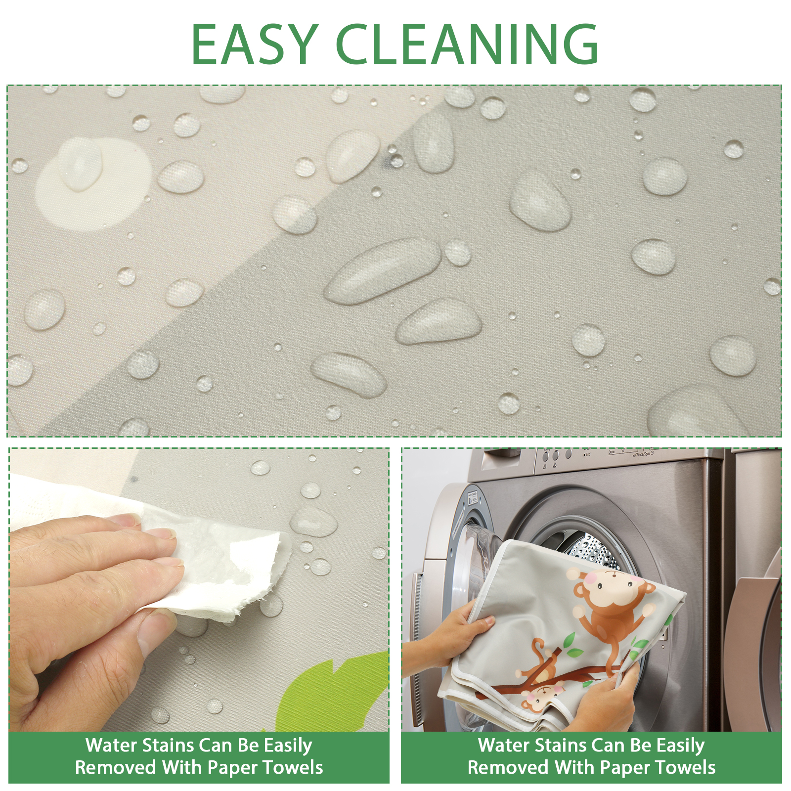 Baby Splat Mat for Under High  - Highchair Splash Mat avaliação e preço