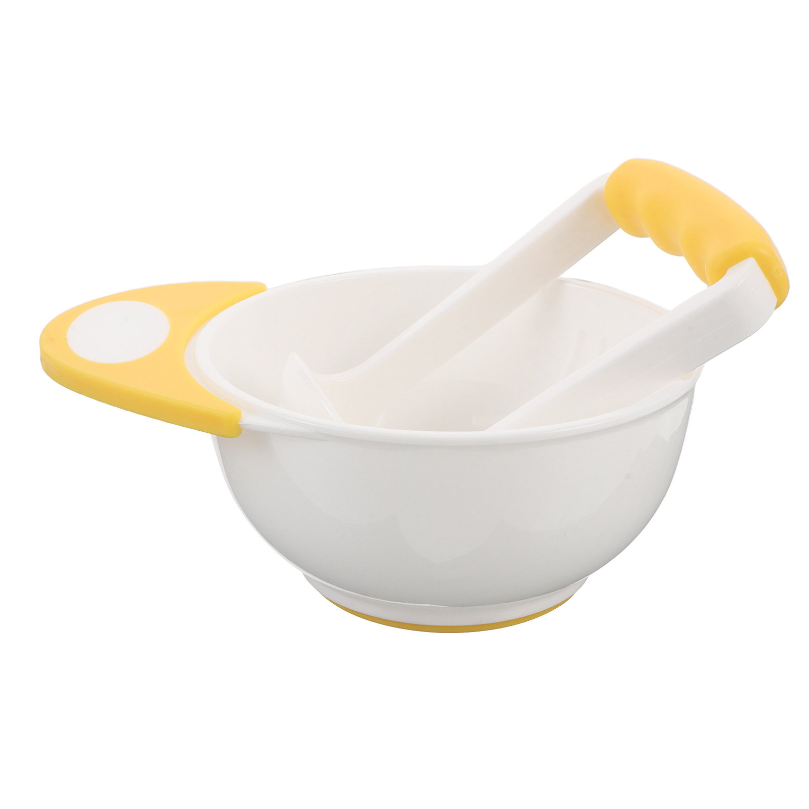 1Set Baby Food Masher Bowl Por - Baby Food Grinding Bowl avaliação e preço