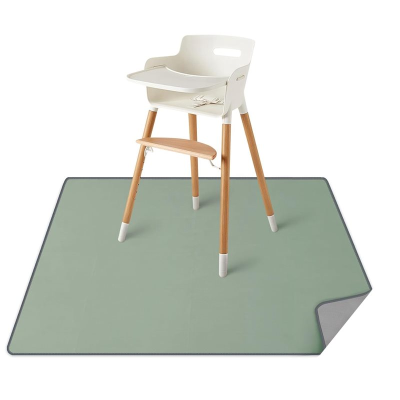 AS96-Baby Splat Mat For Under  - Highchair Splash Mat avaliação e preço