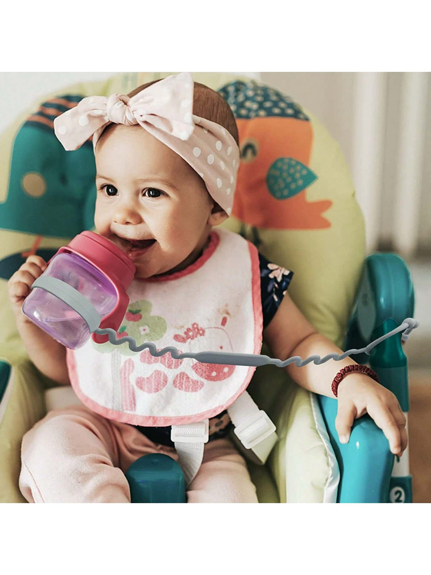 5PK Silicone Toy Straps. Safet - Baby Food Chair avaliação e preço