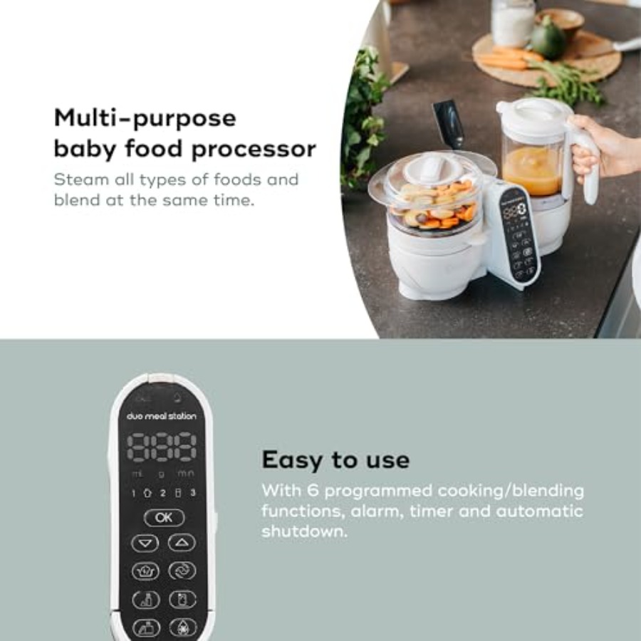 Duo Meal Station 6-in-1: Multi - Baby Food Processor avaliação e preço