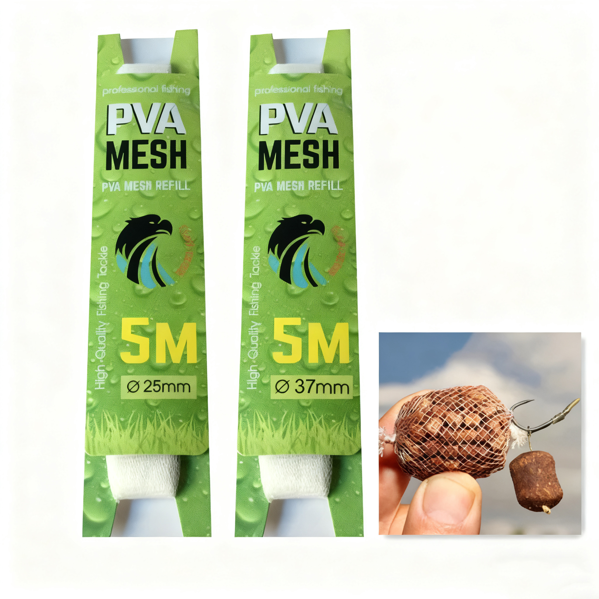 5M PVA Mesh Water-soluble Fish - Mesh Feeder Bag avaliação e preço