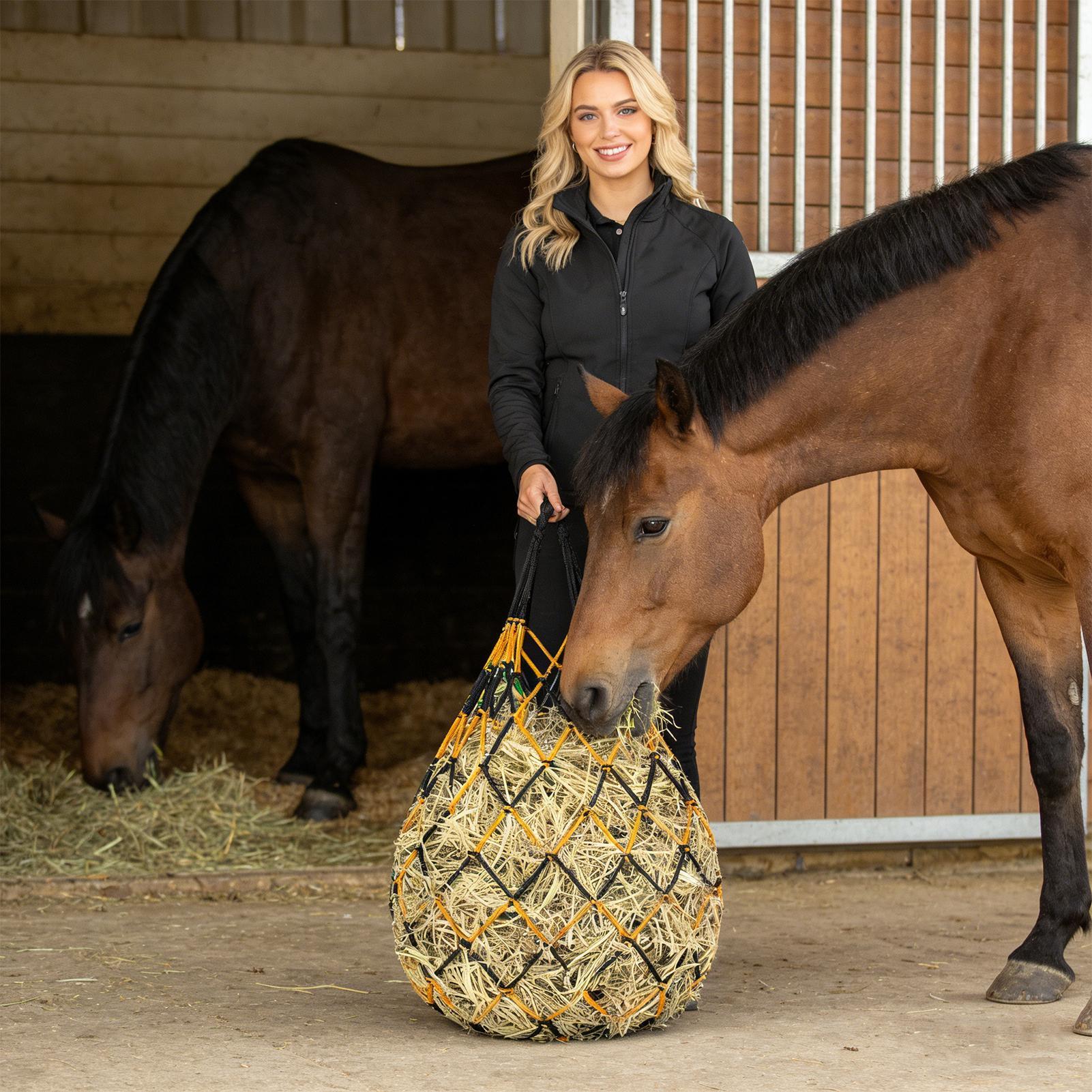 Hay Nets For Horses 3 Pieces B - Mesh Feeder Bag avaliação e preço
