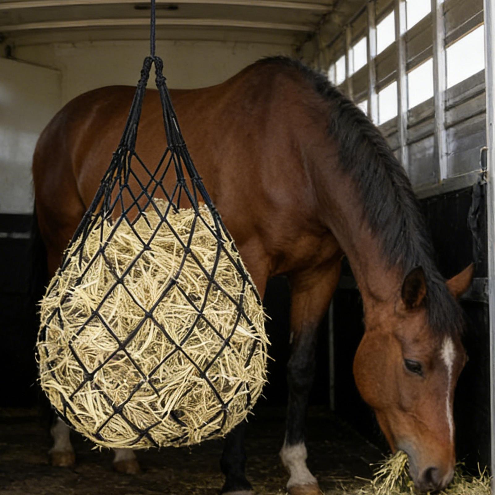 Hay Nets For Horses 3 Pieces B - Mesh Feeder Bag avaliação e preço