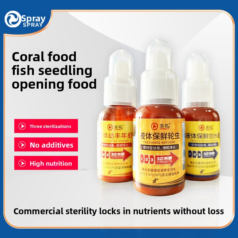 SPRAY Live Baby Brine Shrimp & - Baby Food Shrimp avaliação e preço